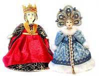 сувенирные  куклы - сказочные персонажи