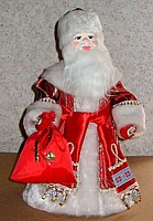 Дед Мороз-декоративная подарочная упаковка, кукла-конфетница