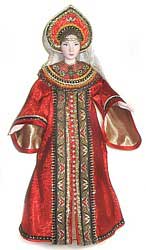 сувенирная кукла большая в русском костюме 