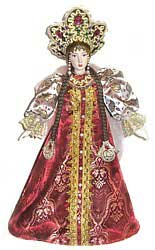 сувенирная кукла в старинном русском костюме