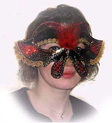 БАБОЧКА - карнавальная маска ручной работы